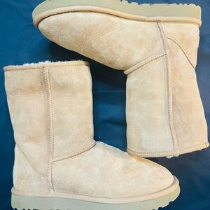 UGG Classic Tan Suede Winter Boots